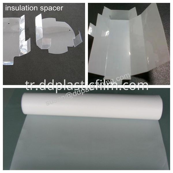 sütlü beyaz pet film uygulaması milky white pet film application